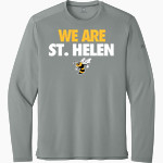 St. Helen Hornets <span class="pdp-name-mascot">St. Helen School Hornets</span> Richardson Men's Clutch Long Sleeve Tee Front Thumbnail