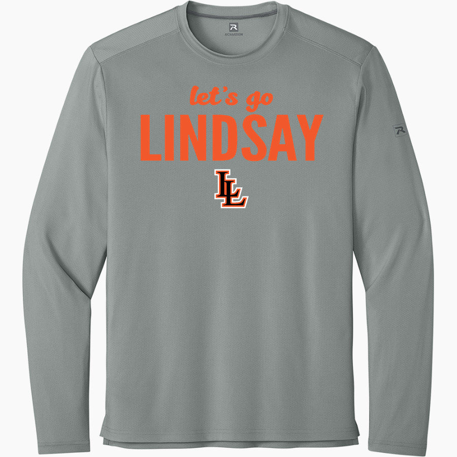 LINDSAY LEOPARDS <span class="pdp-name-mascot">LINDSAY LEOPARDS</span> Richardson Men's Clutch Long Sleeve Tee