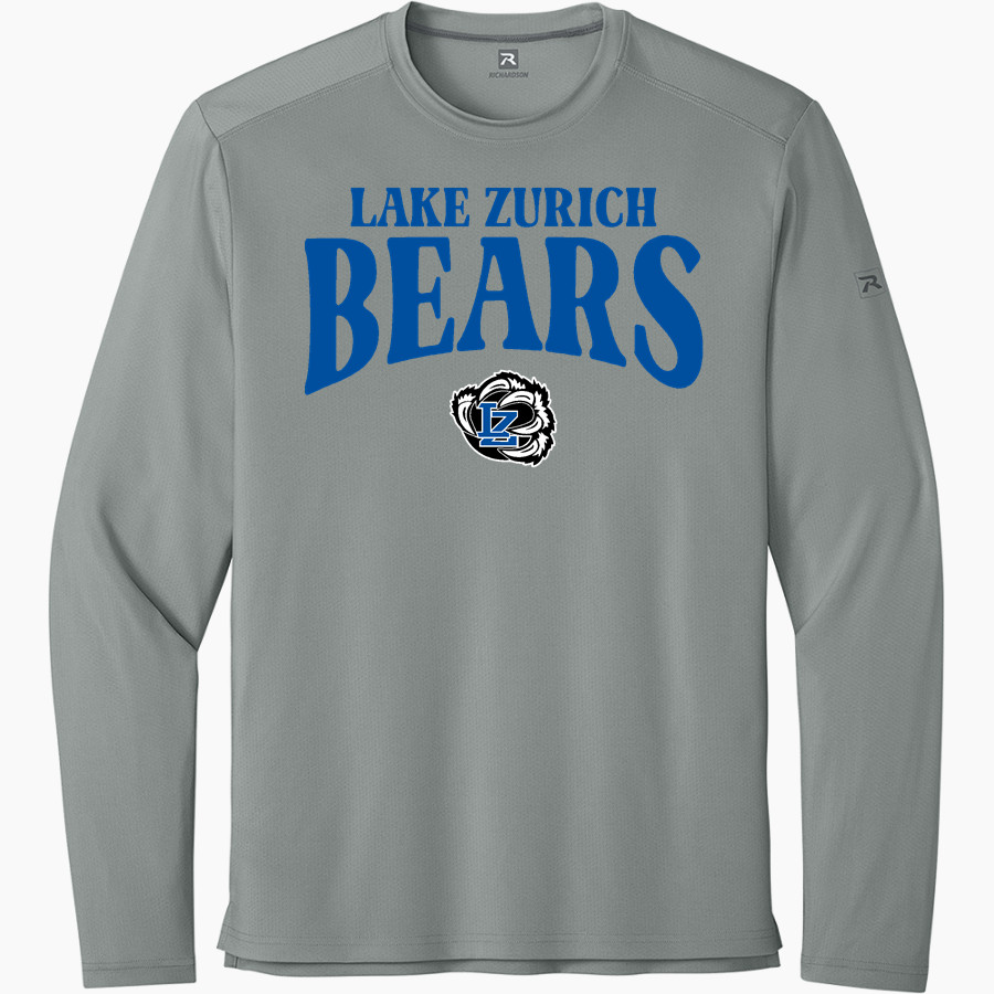 LAKE ZURICH HIGH SCHOOL BEARS <span class="pdp-name-mascot">LAKE ZURICH BEARS</span> Richardson Men's Clutch Long Sleeve Tee