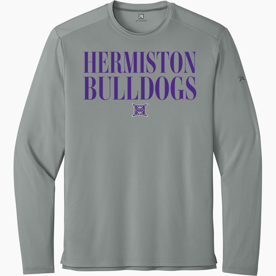 HERMISTON HIGH SCHOOL BULLDOGS <span class="pdp-name-mascot">HERMISTON BULLDOGS</span> Richardson Men's Clutch Long Sleeve Tee
