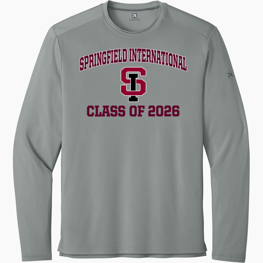 Springfield International Charter School <span class="pdp-name-mascot">SABIS INT'L BULLDOGS</span> Richardson Men's Clutch Long Sleeve Tee
