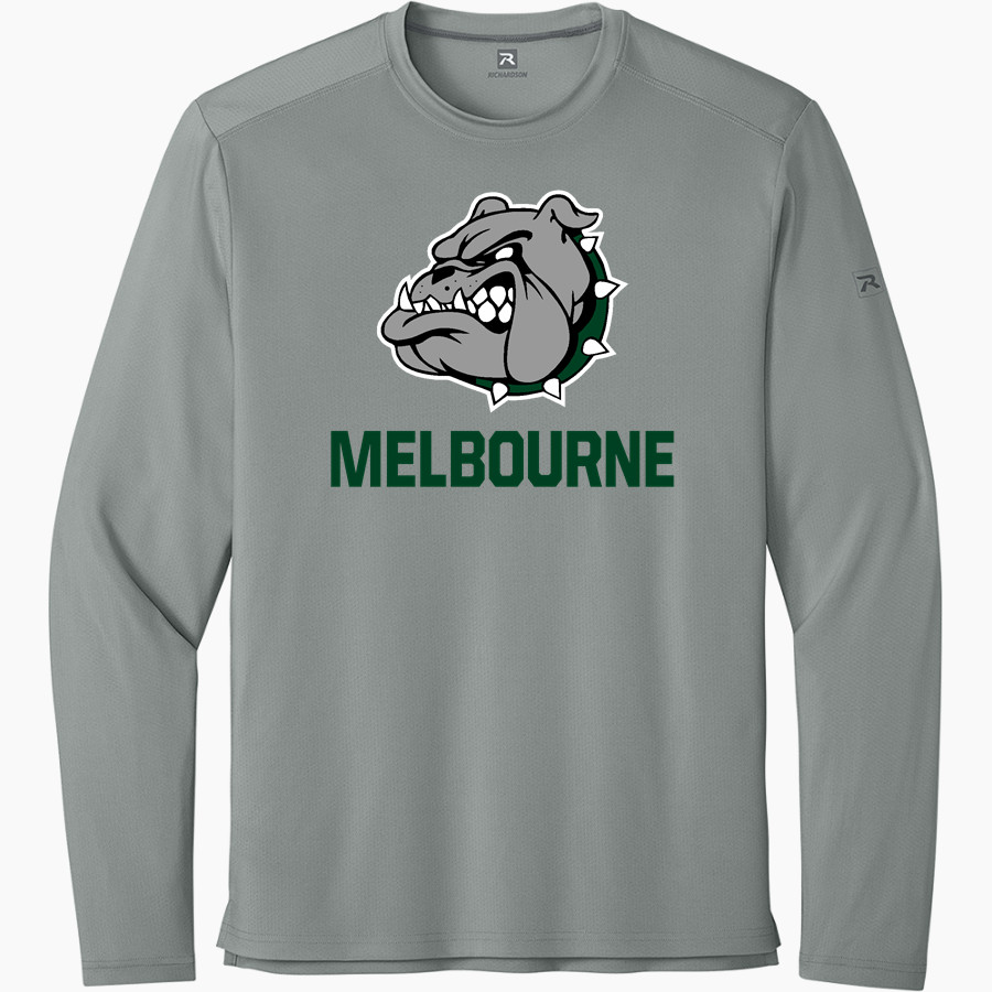 MELBOURNE HIGH SCHOOL BULLDOGS <span class="pdp-name-mascot">MELBOURNE BULLDOGS</span> Richardson Men's Clutch Long Sleeve Tee