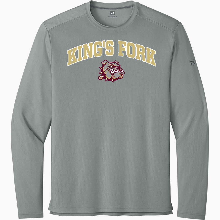 KING'S FORK HIGH SCHOOL BULLDOGS <span class="pdp-name-mascot">KINGS FORK BULLDOGS</span> Richardson Men's Clutch Long Sleeve Tee