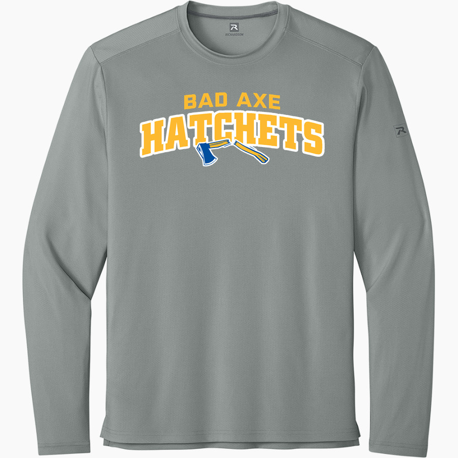 BAD AXE HIGH SCHOOL HATCHETS <span class="pdp-name-mascot">BAD AXE HATCHETS</span> Richardson Men's Clutch Long Sleeve Tee