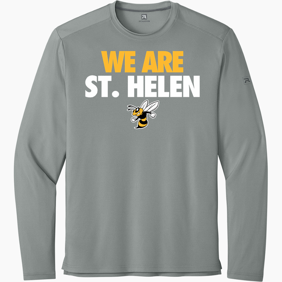 St. Helen Hornets <span class="pdp-name-mascot">St. Helen School Hornets</span> Richardson Men's Clutch Long Sleeve Tee