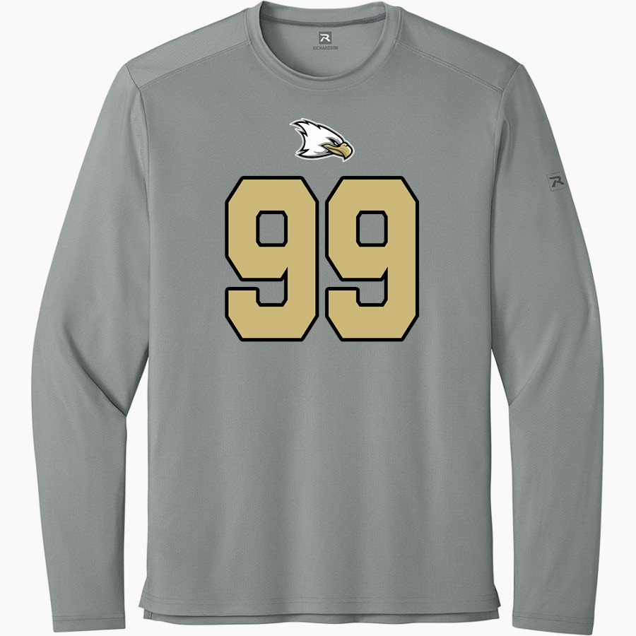Woodland Baptist Eagles <span class="pdp-name-mascot">Woodland Baptist Christian School Eagles</span> Richardson Men's Clutch Long Sleeve Tee