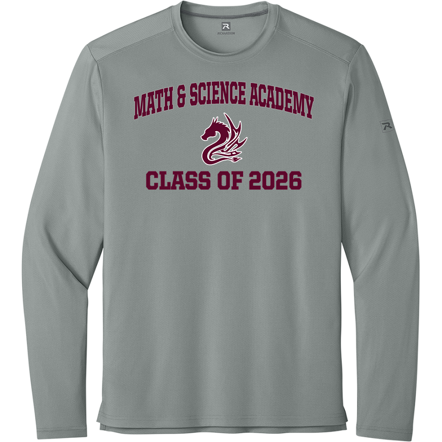 Math & Science Academy Dragons <span class="pdp-name-mascot">Math & Science Academy Dragons</span> Richardson Men's Clutch Long Sleeve Tee