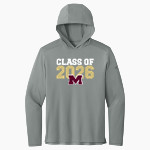 MILLBURY SR HIGH SCHOOL WOOLIES <span class="pdp-name-mascot">MILLBURY MEMORIAL WOOLIES</span> Richardson Men's Clutch Long Sleeve Hoodie Front Thumbnail