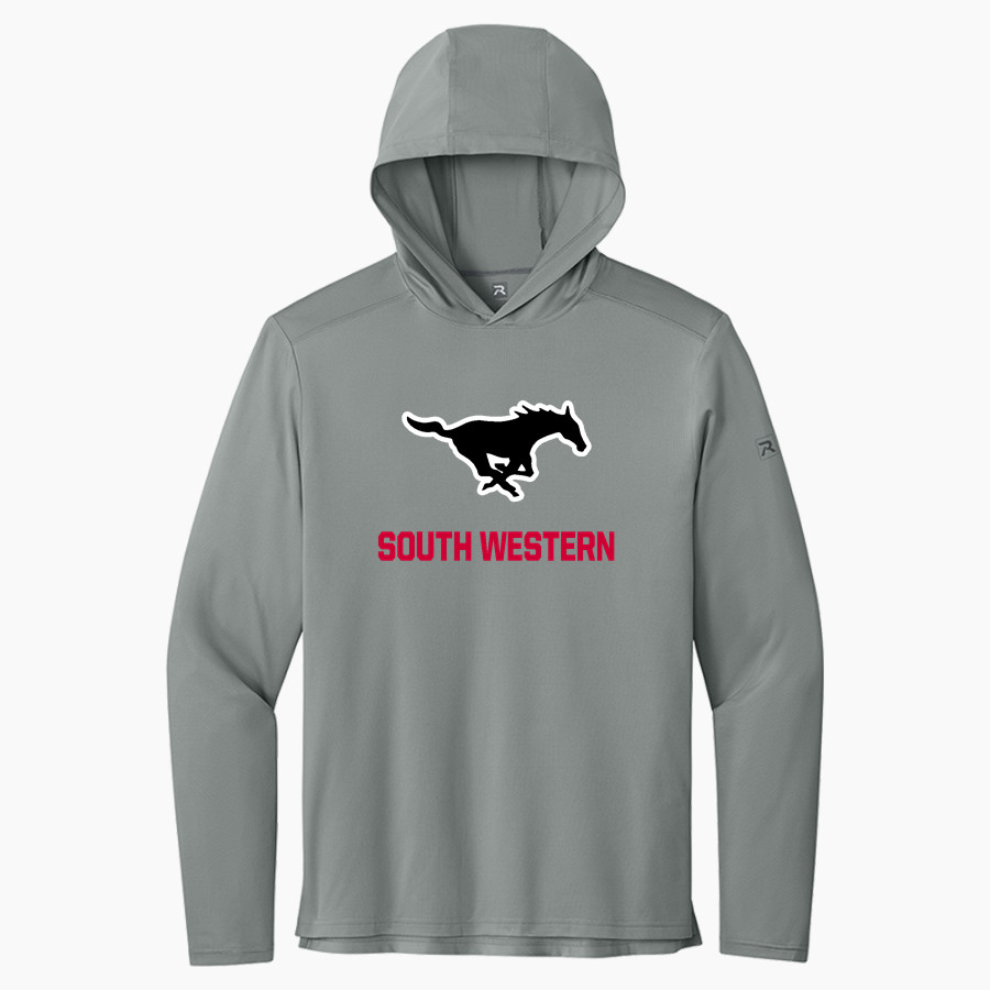 SOUTH WESTERN SENIOR HIGH SCHOOL MUSTANGS <span class="pdp-name-mascot">SOUTH WESTERN MUSTANGS</span> Richardson Men's Clutch Long Sleeve Hoodie