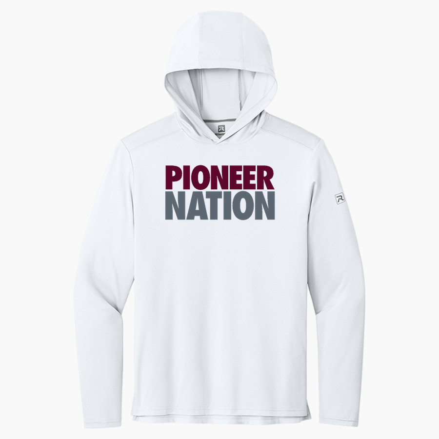 OKOBOJI COMMUNITY SCHOOL PIONEERS <span class="pdp-name-mascot">OKOBOJI COMMUNITY PIONEERS</span> Richardson Men's Clutch Long Sleeve Hoodie