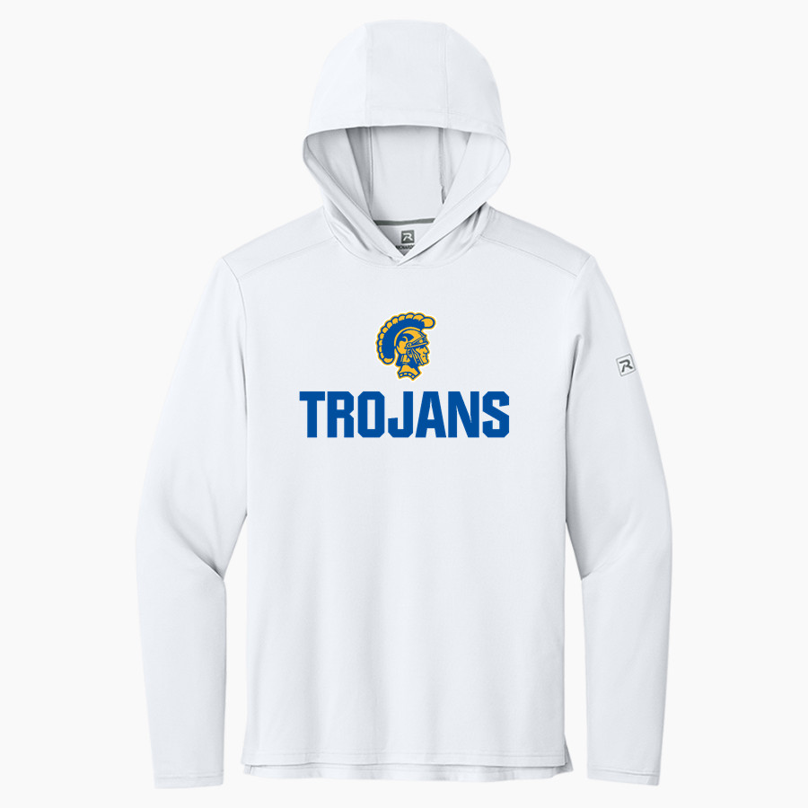 HIGHLAND HIGH SCHOOL TROJANS <span class="pdp-name-mascot">HIGHLAND TROJANS</span> Richardson Men's Clutch Long Sleeve Hoodie