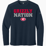 GRASSFIELD HIGH SCHOOL GRIZZLIES <span class="pdp-name-mascot">GRASSFIELD GRIZZLIES</span> Richardson Men's Clutch Long Sleeve Tee Front Thumbnail
