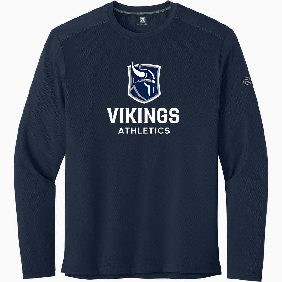 Berry Vikings <span class="pdp-name-mascot">Berry Vikings</span> Richardson Men's Clutch Long Sleeve Tee