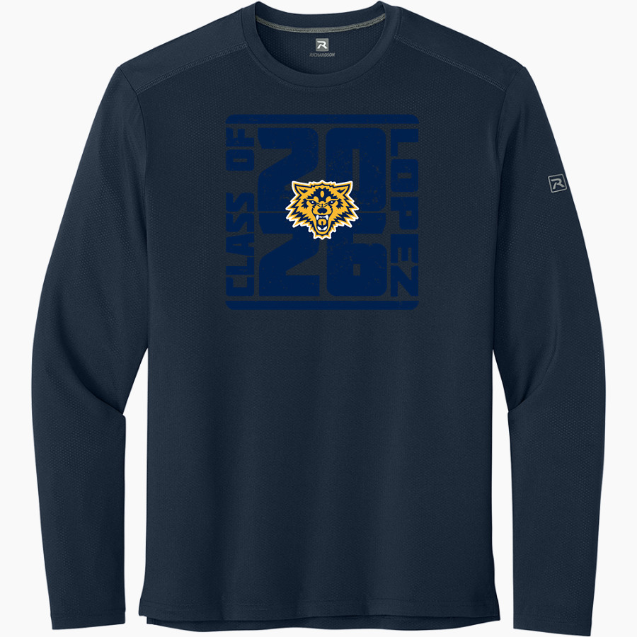 LOPEZ HIGH SCHOOL LOBOS <span class="pdp-name-mascot">LOPEZ LOBOS</span> Richardson Men's Clutch Long Sleeve Tee