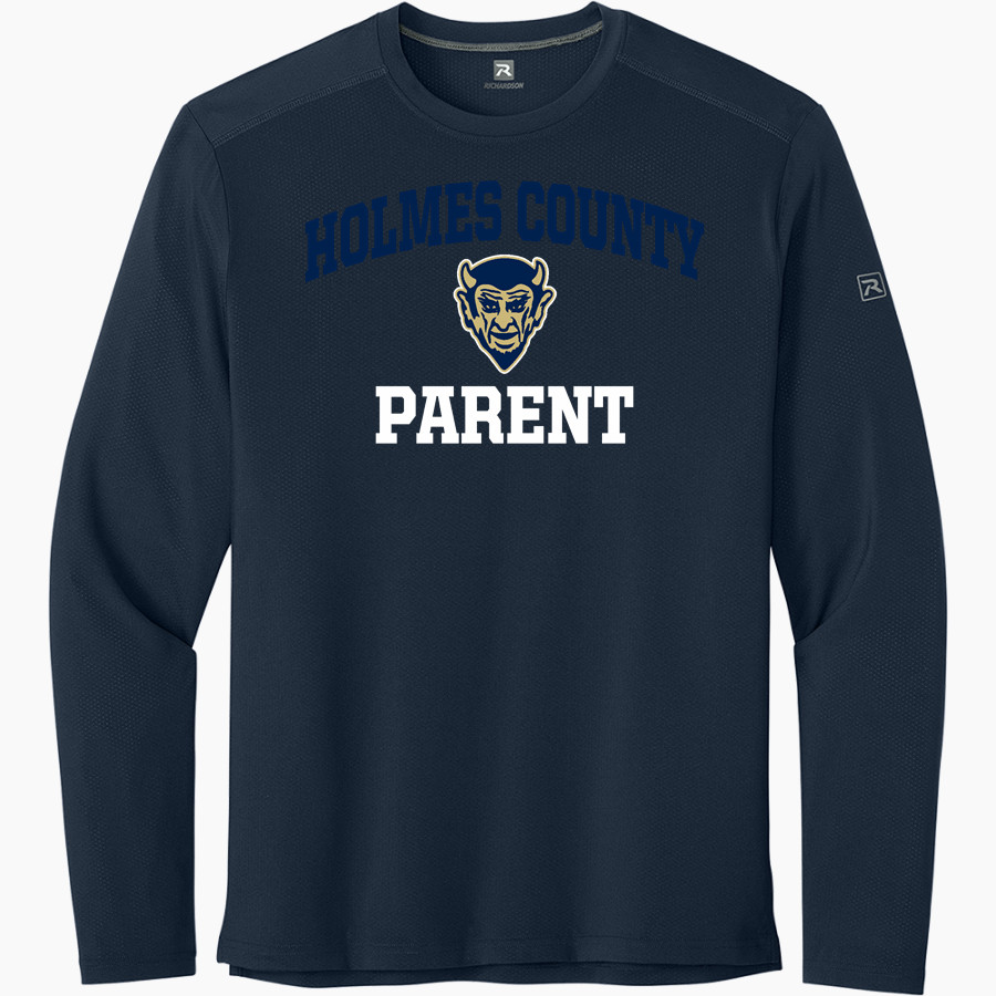 HOLMES COUNTY HIGH SCHOOL BLUE DEVILS <span class="pdp-name-mascot">HOLMES COUNTY BLUE DEVILS</span> Richardson Men's Clutch Long Sleeve Tee