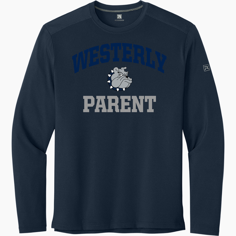 Westerly Bulldogs <span class="pdp-name-mascot">Westerly Bulldogs</span> Richardson Men's Clutch Long Sleeve Tee