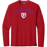 Plainfield Quakers <span class="pdp-name-mascot">Plainfield Quakers</span> Richardson Men's Clutch Long Sleeve Tee Front Thumbnail