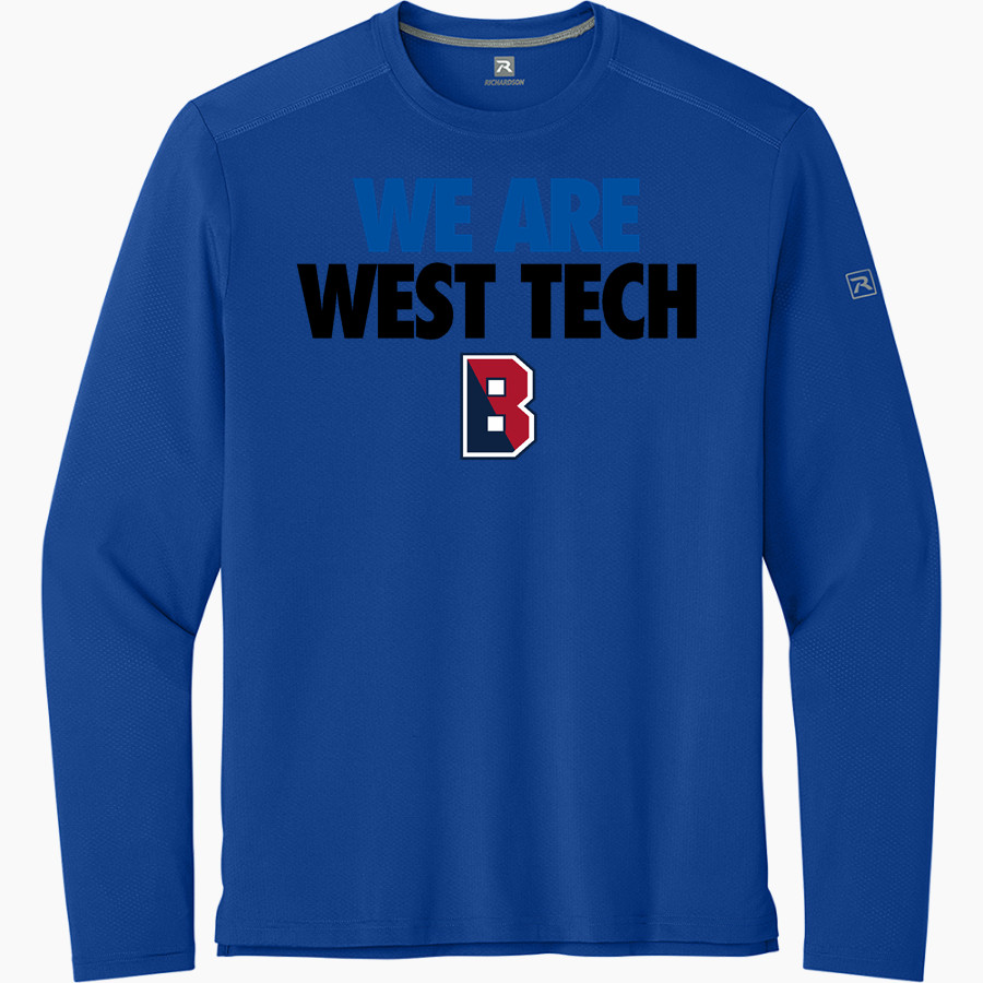 West Tech Panthers <span class="pdp-name-mascot">West Tech Panthers</span> Richardson Men's Clutch Long Sleeve Tee
