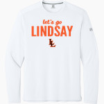 LINDSAY SCHOOL DISTRICT 9 LEOPARDS <span class="pdp-name-mascot">LINDSAY LEOPARDS</span> Richardson Men's Clutch Long Sleeve Tee Front Thumbnail