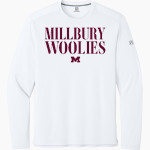 MILLBURY SR HIGH SCHOOL WOOLIES <span class="pdp-name-mascot">MILLBURY MEMORIAL WOOLIES</span> Richardson Men's Clutch Long Sleeve Tee Front Thumbnail