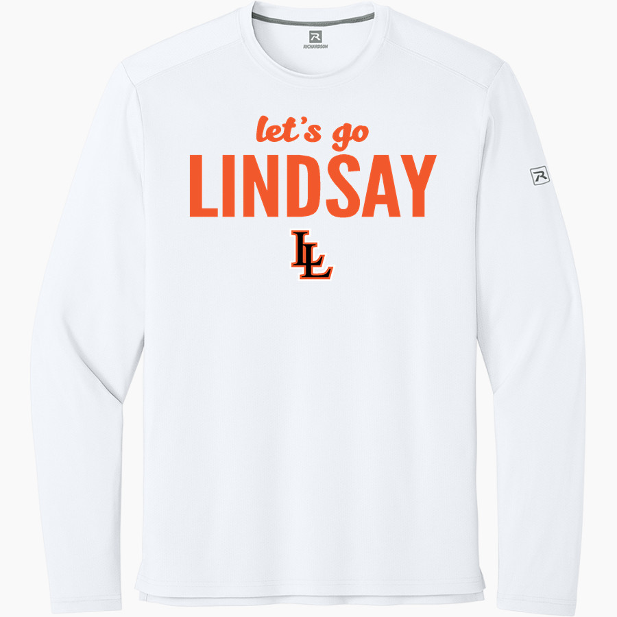 LINDSAY SCHOOL DISTRICT 9 LEOPARDS <span class="pdp-name-mascot">LINDSAY LEOPARDS</span> Richardson Men's Clutch Long Sleeve Tee
