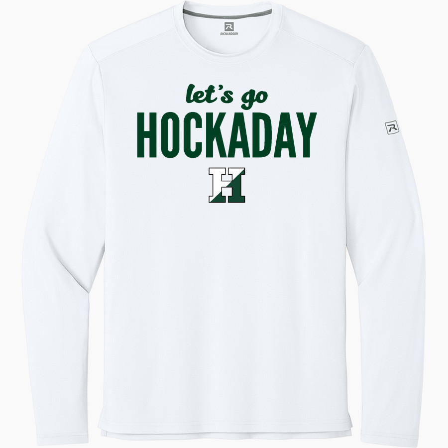 Hockaday School Online Store <span class="pdp-name-mascot">Hockaday</span> Richardson Men's Clutch Long Sleeve Tee