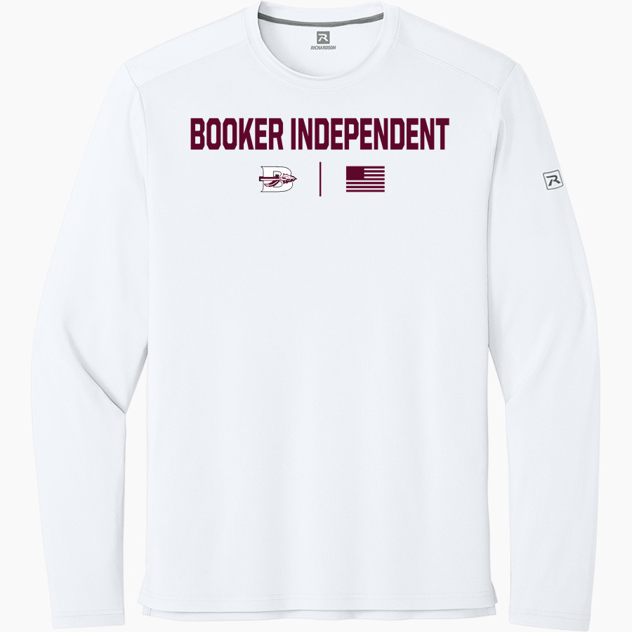 Booker Independent Fighting Kiowas <span class="pdp-name-mascot">Booker Independent Fighting Kiowas</span> Richardson Men's Clutch Long Sleeve Tee