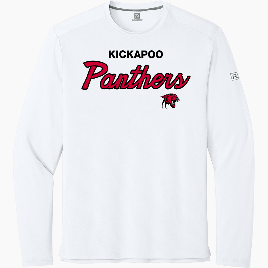 KICKAPOO HIGH SCHOOL PANTHERS <span class="pdp-name-mascot">KICKAPOO AREA PANTHERS</span> Richardson Men's Clutch Long Sleeve Tee