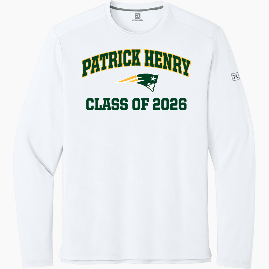 PATRICK HENRY HIGH SCHOOL PATRIOTS <span class="pdp-name-mascot">PATRICK HENRY PATRIOTS</span> Richardson Men's Clutch Long Sleeve Tee