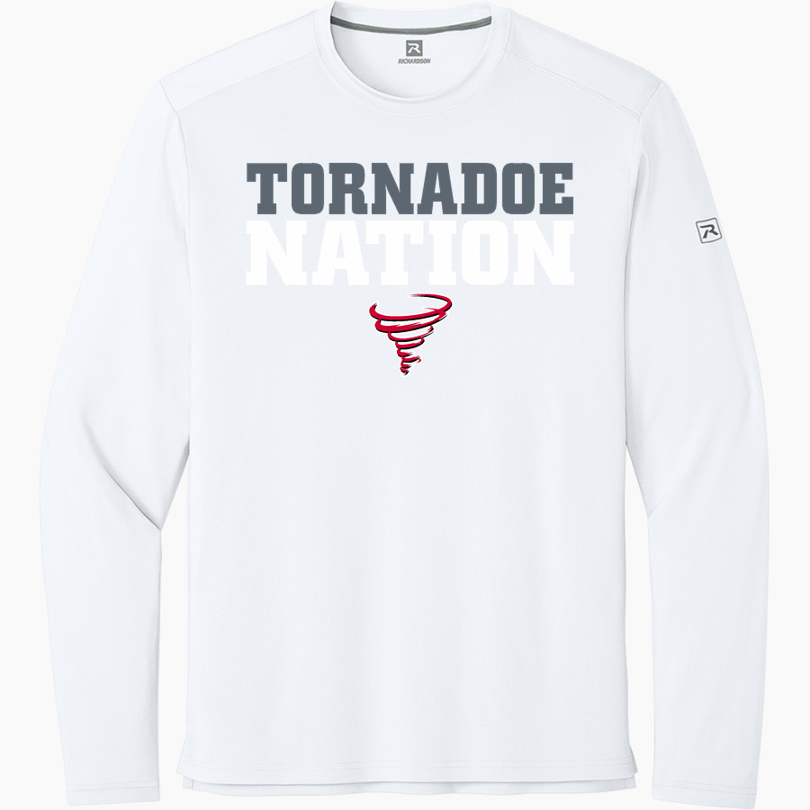 BRADFORD HIGH SCHOOL TORNADOES <span class="pdp-name-mascot">BRADFORD TORNADOES</span> Richardson Men's Clutch Long Sleeve Tee