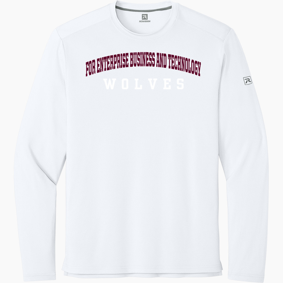 For Enterprise Business And Technology Wolves <span class="pdp-name-mascot"> For Enterprise Business And Technology Wolves</span> Richardson Men's Clutch Long Sleeve Tee
