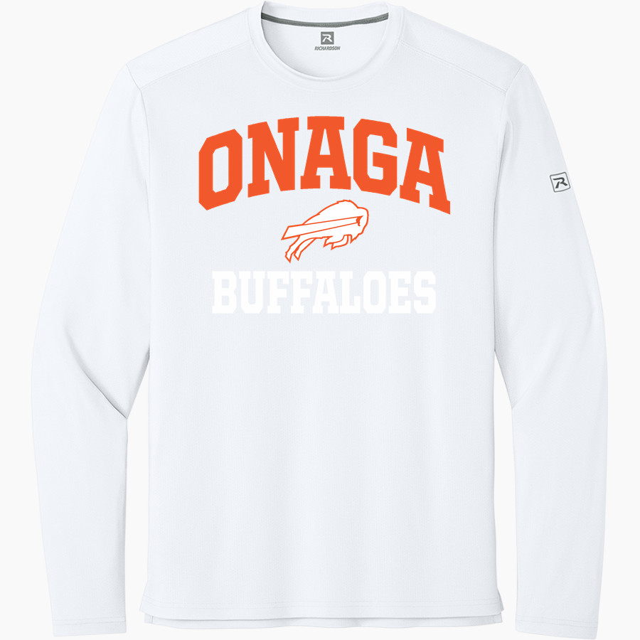 ONAGA HIGH SCHOOL BUFFALOES <span class="pdp-name-mascot">ONAGA BUFFALOES</span> Richardson Men's Clutch Long Sleeve Tee