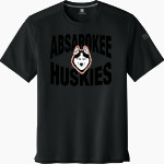 ABSAROKEE HIGH SCHOOL HUSKIES <span class="pdp-name-mascot">ABSAROKEE HUSKIES</span> Richardson Men's Clutch Short Sleeve Tee Front Thumbnail