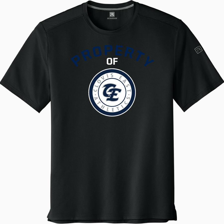 Clovis East Timberwolves <span class="pdp-name-mascot">Clovis East High School Timberwolves</span> Richardson Men's Clutch Short Sleeve Tee