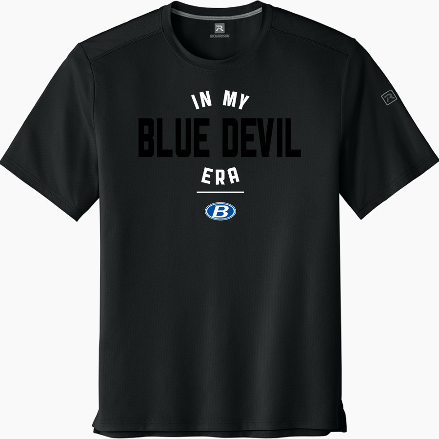 BRUNSWICK ATHLETIC FOUNDATION GO BIG BLUE <span class="pdp-name-mascot">BRUNSWICK BLUE DEVILS</span> Richardson Men's Clutch Short Sleeve Tee