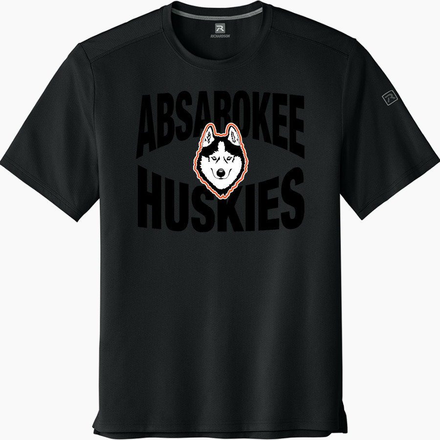 ABSAROKEE HIGH SCHOOL HUSKIES <span class="pdp-name-mascot">ABSAROKEE HUSKIES</span> Richardson Men's Clutch Short Sleeve Tee