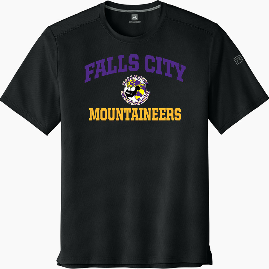 FALLS CITY HIGH SCHOOL MOUNTAINEERS <span class="pdp-name-mascot">FALLS CITY MOUNTAINEERS</span> Richardson Men's Clutch Short Sleeve Tee