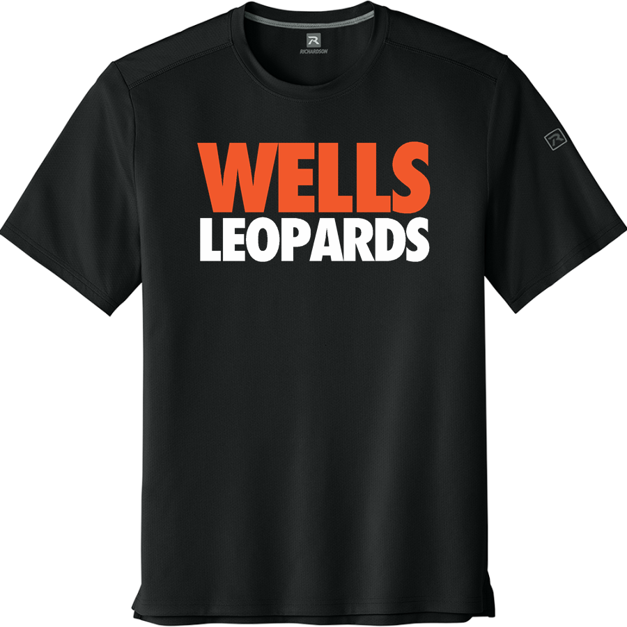 WELLS HIGH SCHOOL LEOPARDS <span class="pdp-name-mascot">WELLS LEOPARDS</span> Richardson Men's Clutch Short Sleeve Tee