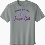 Ariton Purple Cats <span class="pdp-name-mascot">Ariton Purple Cats</span> Richardson Men's Clutch Short Sleeve Tee Front Thumbnail