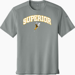 Superior Yellowjackets <span class="pdp-name-mascot">UW Superior Yellowjackets</span> Richardson Men's Clutch Short Sleeve Tee Front Thumbnail