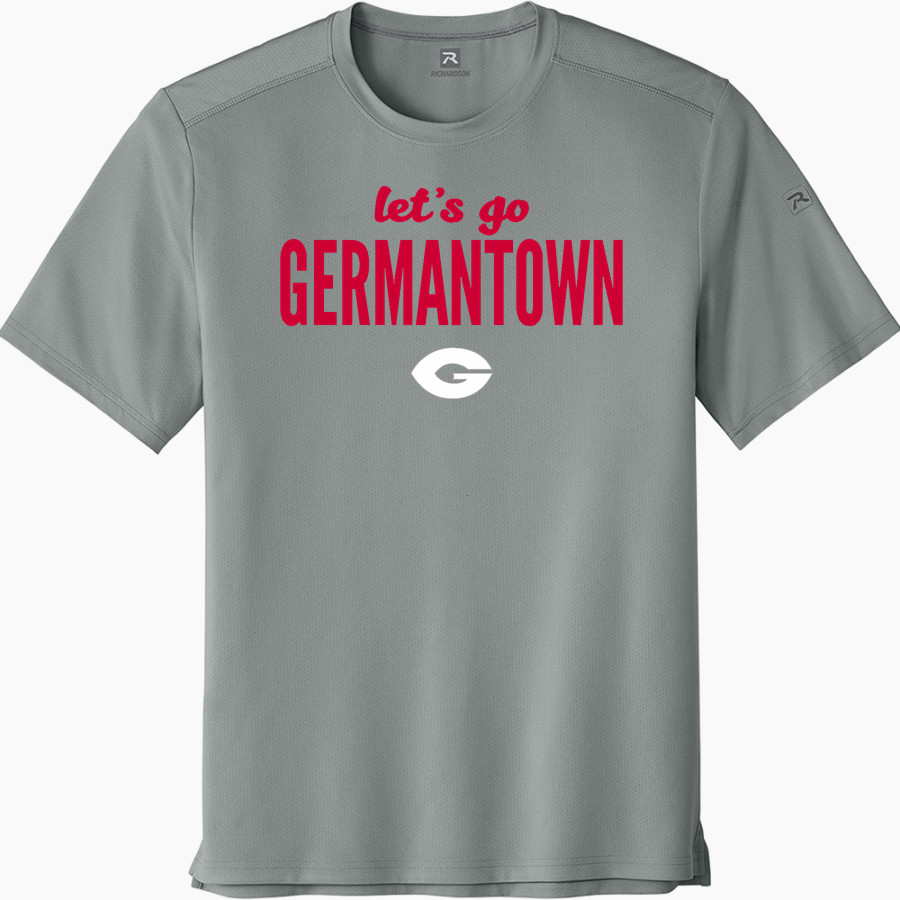 Germantown Red Devils <span class="pdp-name-mascot">Germantown Red Devils</span> Richardson Men's Clutch Short Sleeve Tee
