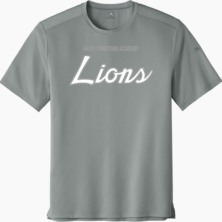 FAITH CHRISTIAN ACADEMY LIONS <span class="pdp-name-mascot">FAITH LIONS</span> Richardson Men's Clutch Short Sleeve Tee