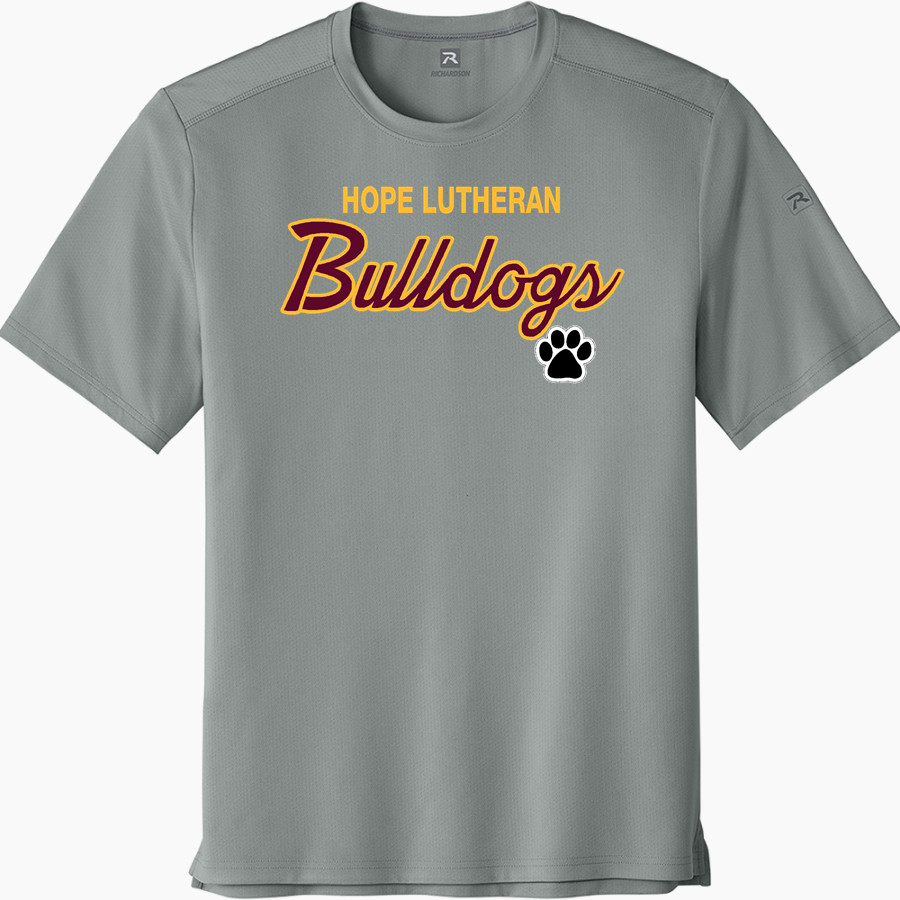 Hope Lutheran Bulldogs <span class="pdp-name-mascot">Hope Lutheran School Bulldogs</span> Richardson Men's Clutch Short Sleeve Tee