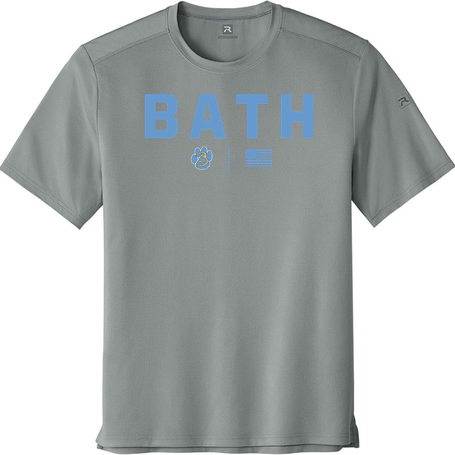 BATH HIGH SCHOOL WILDCATS <span class="pdp-name-mascot">BATH WILDCATS</span> Richardson Men's Clutch Short Sleeve Tee