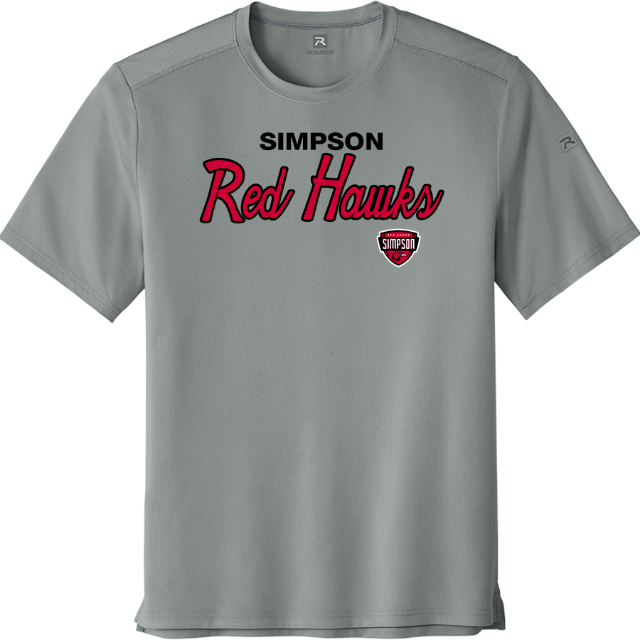 Simpson University Red Hawks <span class="pdp-name-mascot">Simpson Red Hawks</span> Richardson Men's Clutch Short Sleeve Tee