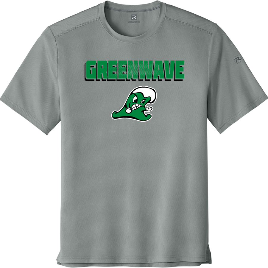 CHURCHILL COUNTY HIGH SCHOOL GREENWAVE <span class="pdp-name-mascot">CHURCHILL COUNTY GREENWAVE</span> Richardson Men's Clutch Short Sleeve Tee