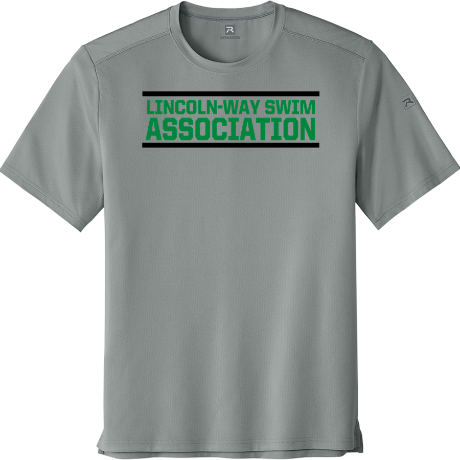 Lincoln-Way Swim Association Gators <span class="pdp-name-mascot">Lincoln-Way Swim Association Gators</span> Richardson Men's Clutch Short Sleeve Tee