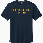Saline Area School District <span class="pdp-name-mascot">Saline Area School District</span> Richardson Men's Clutch Short Sleeve Tee Front Thumbnail
