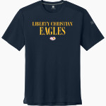 LIBERTY CHRISTIAN ACADEMY EAGLES <span class="pdp-name-mascot">LIBERTY EAGLES</span> Richardson Men's Clutch Short Sleeve Tee Front Thumbnail