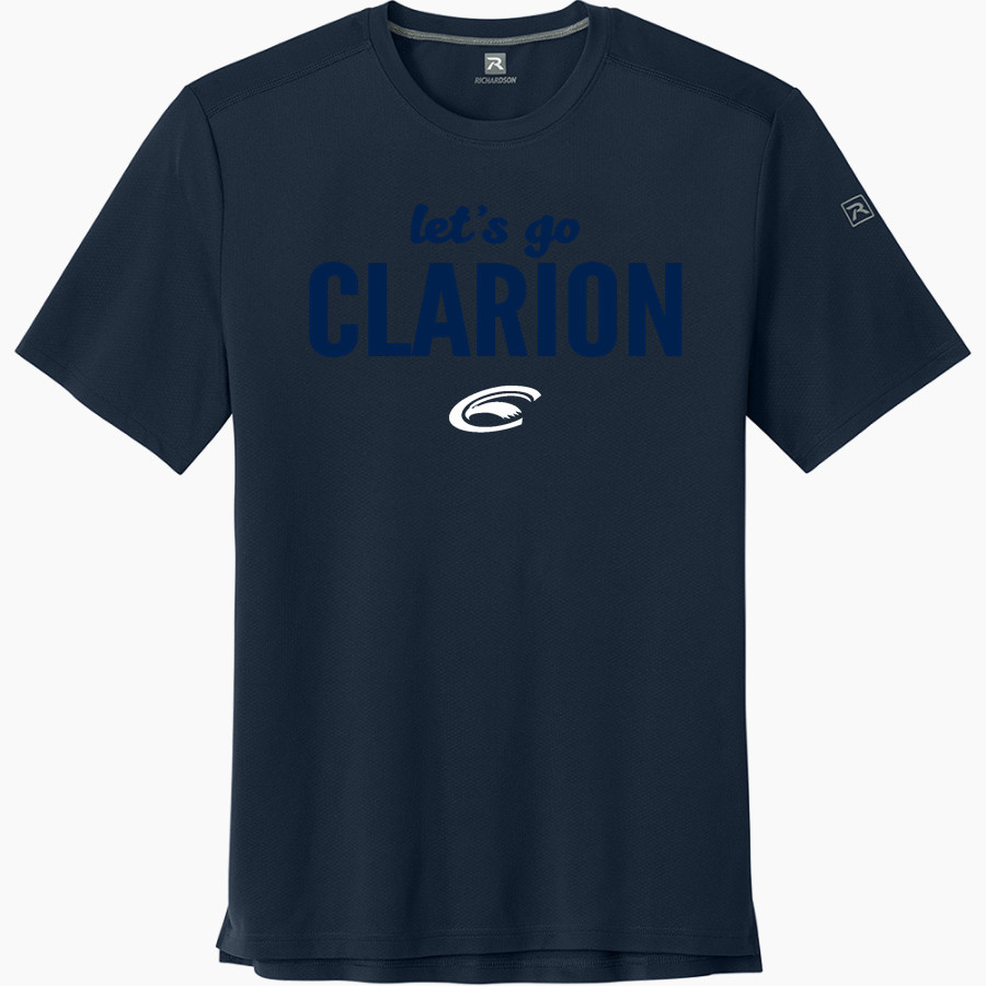 Clarion Golden Eagles <span class="pdp-name-mascot">Clarion - Penn West University Golden Eagles</span> Richardson Men's Clutch Short Sleeve Tee
